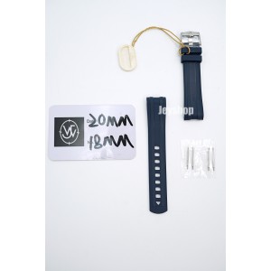 (판매완료) 오메가 러버 블루 20-18mm (OMG-2)