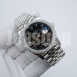 EW/롤렉스 데이저스트 로만 페이브 36MM 126284RBR//