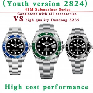 VS/롤렉스 서브마리너 41MM 2824 무브먼트