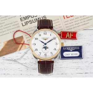 AF/론진 42MM 마스터 컬렉션 문페이즈