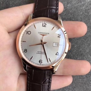 AF/ Longines 론진 레코드 컬렉션 40MM 레더