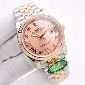 (판매완료)ARF/롤렉스 데이저스트 주빌리 36mm 에버로즈 콤비 로만