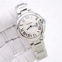 (판매완료) 3K/까르띠에 발롱블루 33MM 쿼츠 （신형 브레이슬릿）