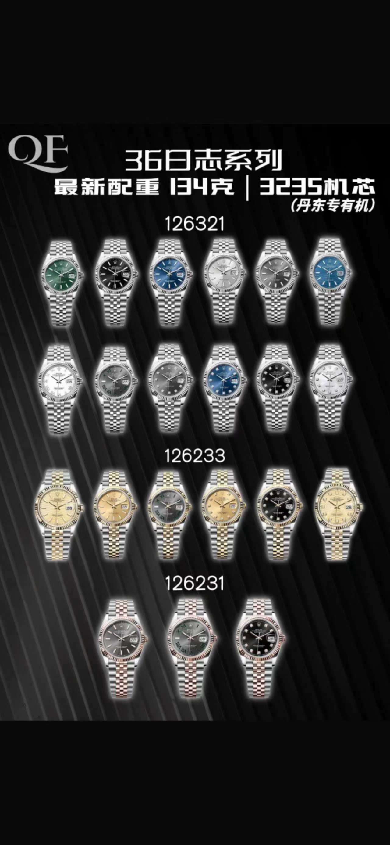 QF/롤렉스 데이저스트 36MM