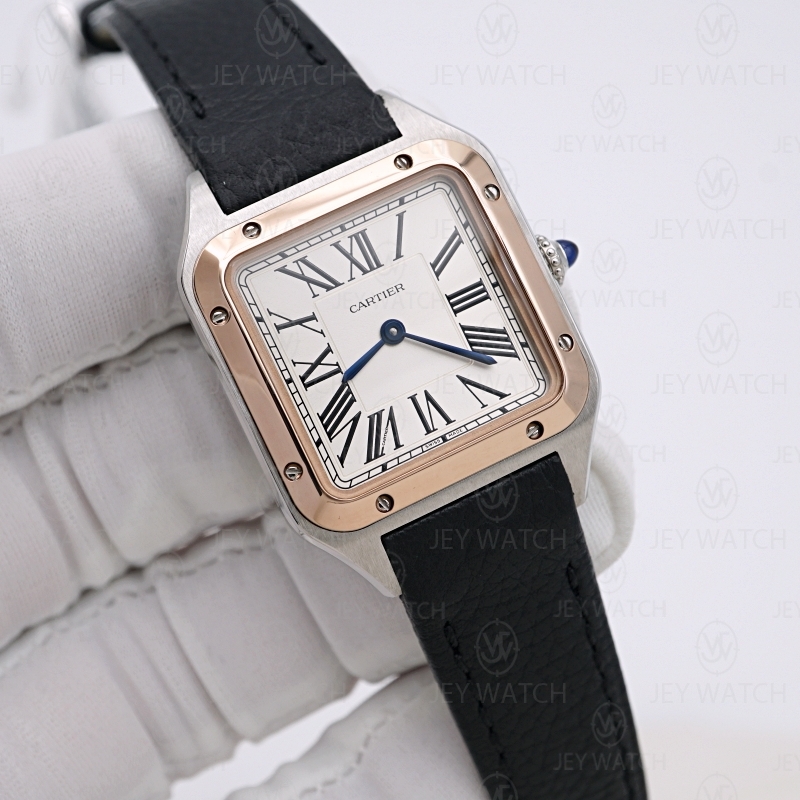 F1/까르띠에 산토스 뒤몽 스몰 에버로즈 콤비(개선반)