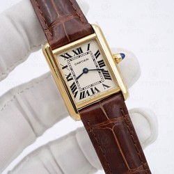 （중국당일발송）AF/ 까르띠에 Tank Louis Cartier 탱크 루이스 스몰 옐로우골드 엘리