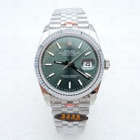 QF/ 롤렉스 데이저스트 주빌리 그린 썬레이 36mm  126334
