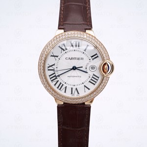 AF/까르띠에 발롱블루 42MM 에버로즈 페이브