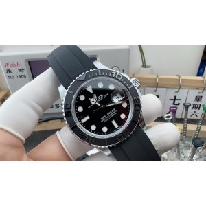 QF/롤렉스 요트 마스터 화이트 골드 42MM