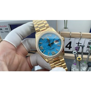 GS/롤렉스 데이데이트 36mm 페이브