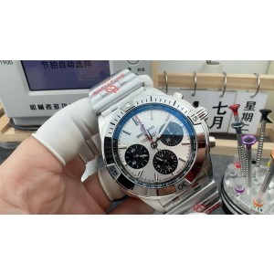 BLS/브라이틀링 크로노맷 B01 42MM 실버
