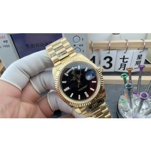 CBD/롤렉스 데이데이트 40mm 바케트 인덱스 