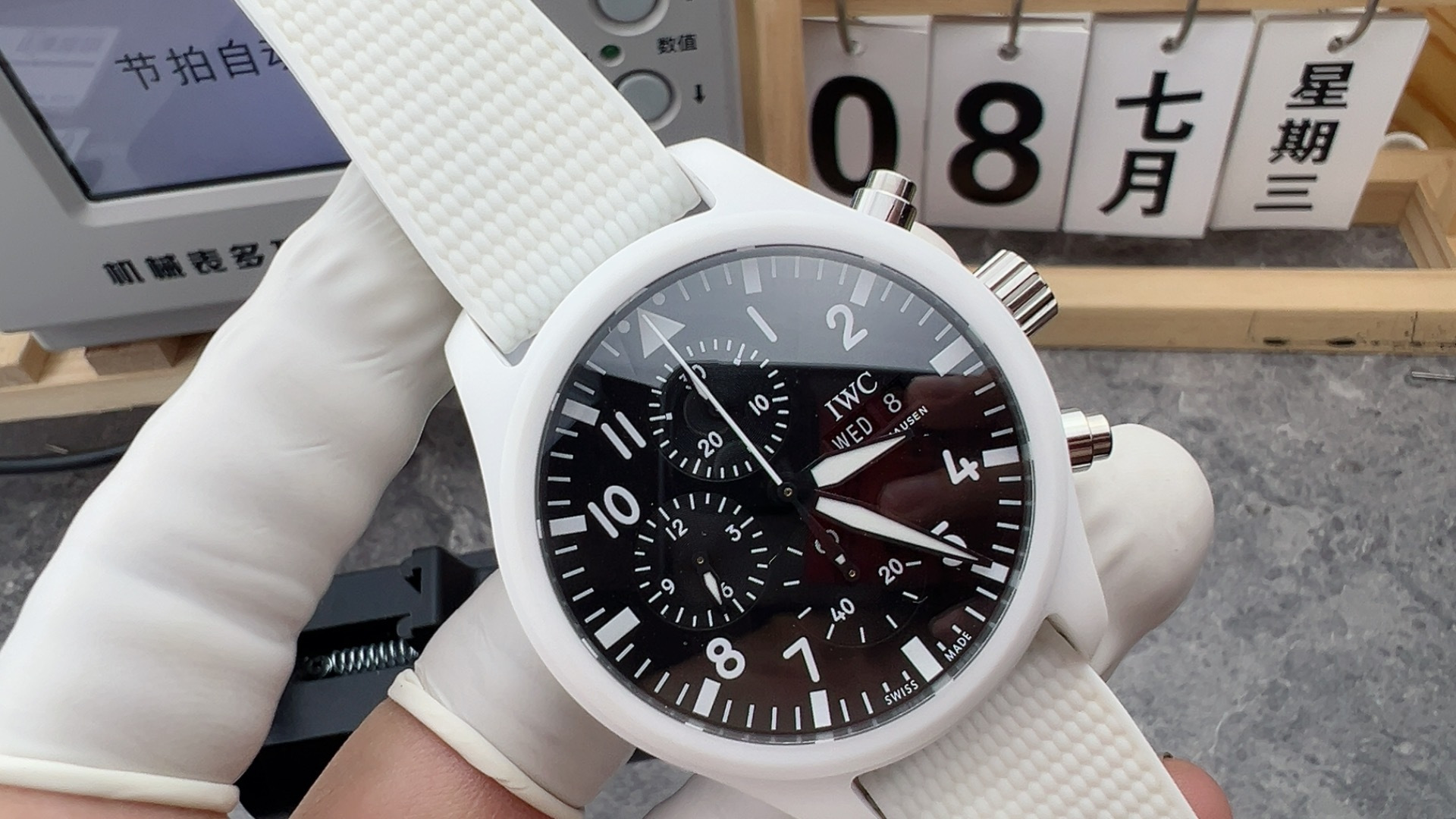 TW/ IWC 파일럿 워치 크로노 탑건 레이크 타호 IW389105