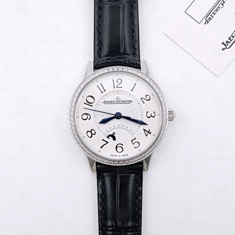 Q8/예거 르쿨트르 랑데부 클래식 나잇 & 데이 34mm 레더