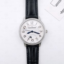 Q8/예거 르쿨트르 랑데부 클래식 나잇 & 데이 34mm 레더